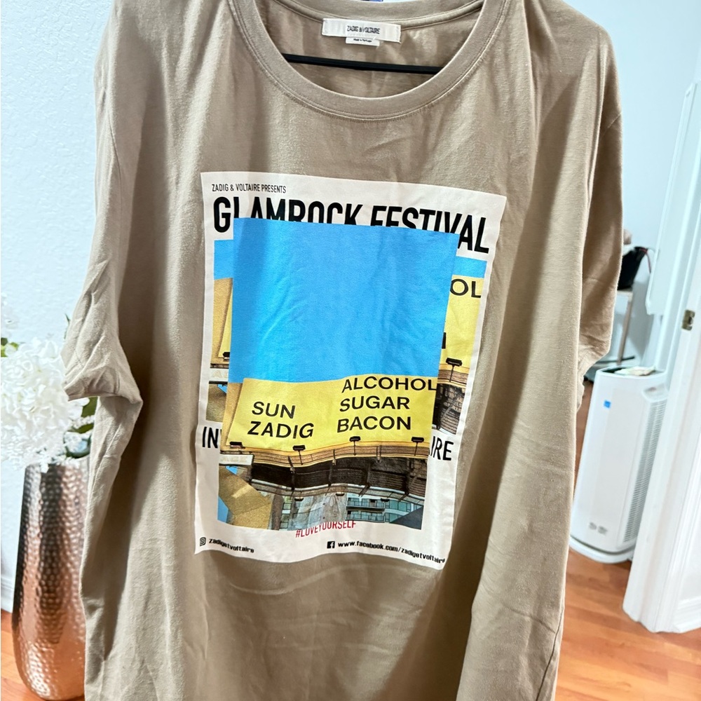 Zadig & Voltaire Beige T-Shirt